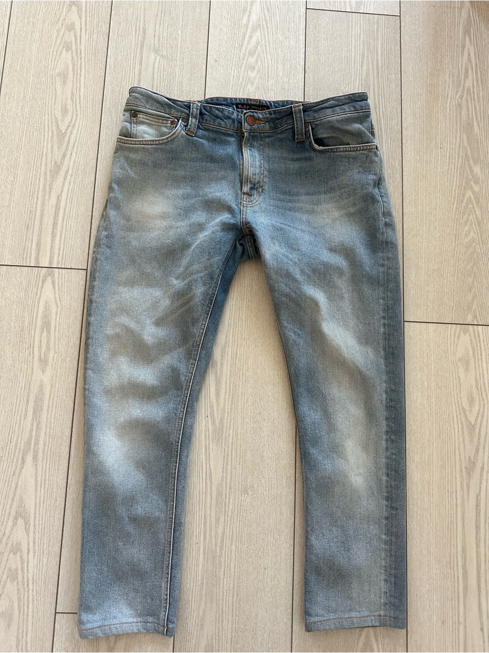 Nudie Jeans Light Blue Skinny Men's Denim